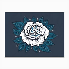 White Rose 1 Canvas Print