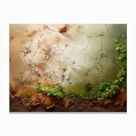 Moss And Plants Canvas Print