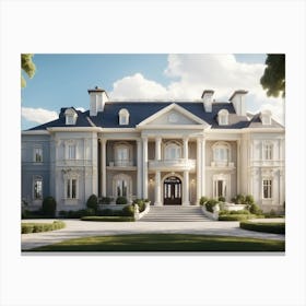 Victorian Mansion Canvas Print