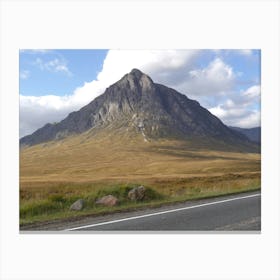 Buachaille Etive Mor on the Road To The Highlands 2 Stampe su tela