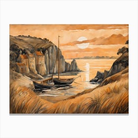 European Coastal Painting (39) Canvas Print
