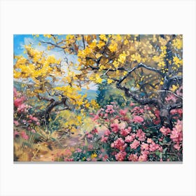 Blossoming Trees Canvas Print