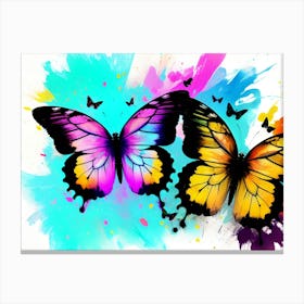 Colorful Butterflies 130 Canvas Print