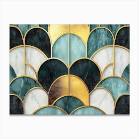 Deco Wallpaper Canvas Print