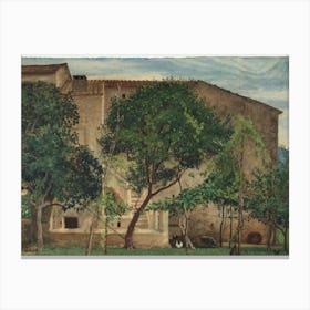 Italian Farmhouse Art print Canvas Print