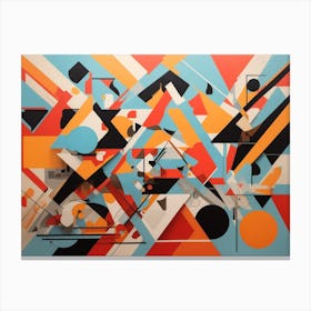 Dreamshaper V7 Abstract Geometric Create An Abstract Artwork U 1 Canvas Print