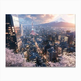 Tokyo Skyline Canvas Print