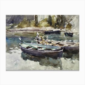 Small Boats (1913), John Singer Sargent Canvas Print