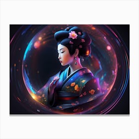 Geisha 53 Canvas Print