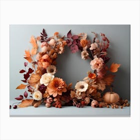 Autumn Wreath 1 Canvas Print