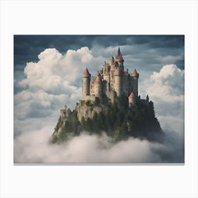Castle In The Clouds 2 Canvas Print