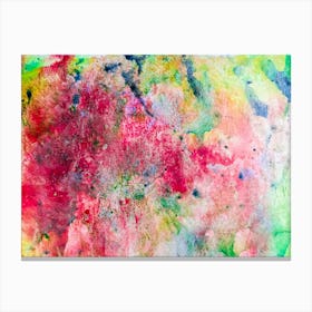 Abstract Watercolor Painting 15 Canvas Print