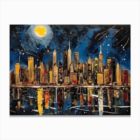 New York City Skyline 1 Canvas Print