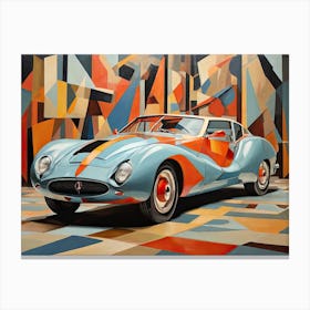 Cubist Maserati Canvas Print