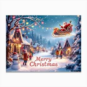 Merry Christmas 5 Canvas Print