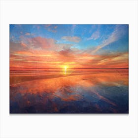 Sunset Shore 19 Canvas Print