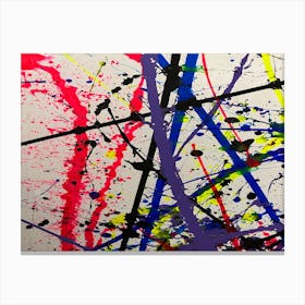 Splatter Painting 1 Canvas Print