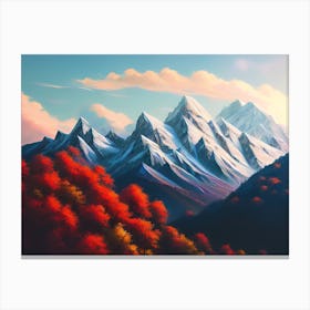 Mountain Landscape 34 Canvas Print