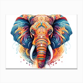 Elephant Painting 6 Canvas Print