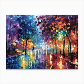 'The Rainy Night' Canvas Print