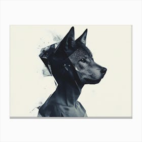 Wolf Head Canvas Print