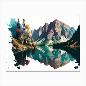 Mountain Landscape art Leinwandbild