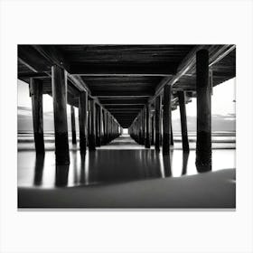 Under The Pier 6 Canvas Print