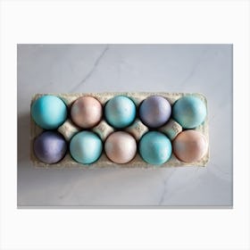 Pastel Easter Eggs 2 Canvas Print