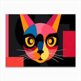 Cat Face 1 Canvas Print