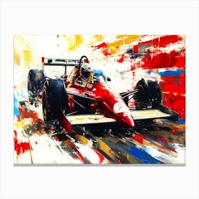 Grand Prix Auto Racing - Racing Car Canvas Print