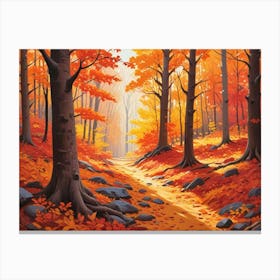 Autumn Forest 6 Canvas Print