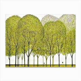 Tree Harmony - Trees In The Park Canvas Print