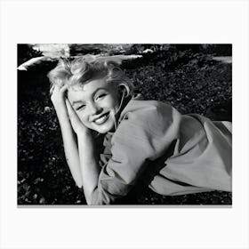 American Film Star Marilyn Monroe Canvas Print