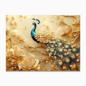 Peacock 53 Canvas Print