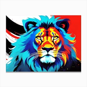 Lion Painting 30 Canvas Print