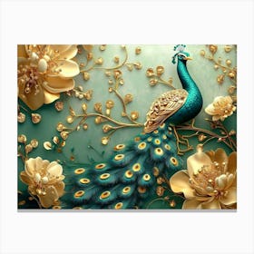 Peacock 24 Canvas Print