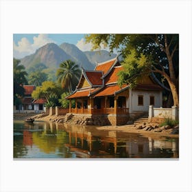  Luang Prabang City 2 Canvas Print