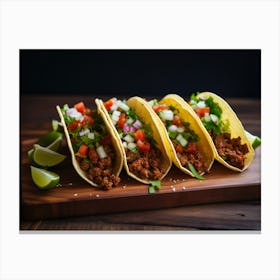 Mexican Tacos 2 Canvas Print