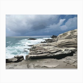 Rocky Shore Canvas Print