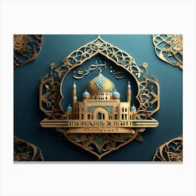 Islamic Mosque 12 Canvas Print