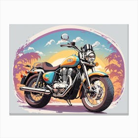 King Cc Motorcycle Canvas Print