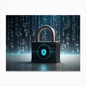 Digital Security Stock Photos & Royalty-Free Footage Canvas Print