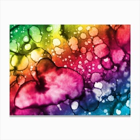 Alcohol Ink Color Abstraction 2 Canvas Print