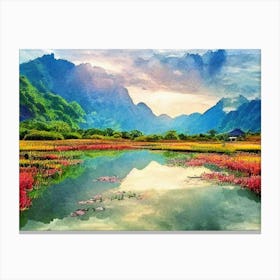 Mystic Valley Reflections Canvas Print