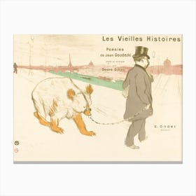 Les Vielles Histoires (1893) 1, Henri de Toulouse-Lautrec Canvas Print