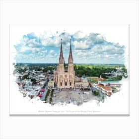 Basílica Nuestra Señora De Luján, The Pampas & The Atlantic Coast, Argentina Canvas Print