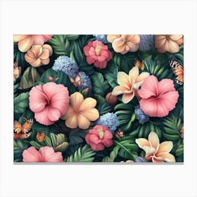 Floral Seamless Pattern 2 Lienzos