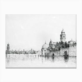 San Michaeli and Murano, Venice Andrew Fisher Bunner 1 Canvas Print