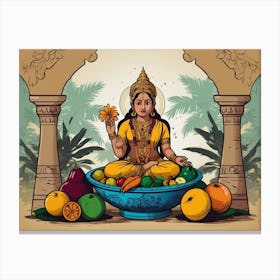 Hindu Goddess 2 Canvas Print