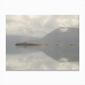 Reflections in the Lake Iceland Canvas Print